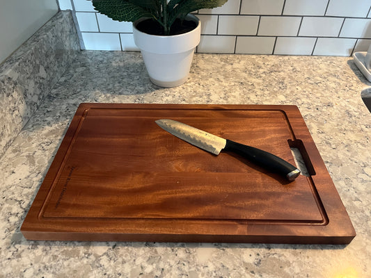 Mahogany Cutting Board