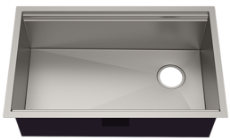 Undermount Single Bowl Double Ledge Workstation